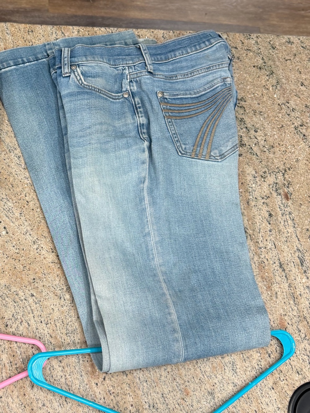 7 For All Mankind Light Blue Flare Jeans